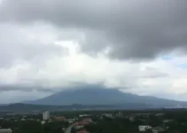 dia com muitas nuvens