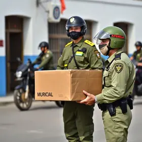 entrega de uniformes à Guarda Civil Municipal