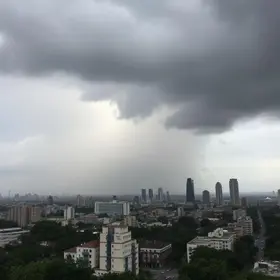 alerta amarelo de tempestade em São Paulo
