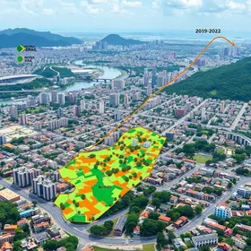 área urbanizada no Brasil