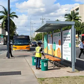 Carapicuíba revitaliza pontos de ônibus