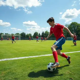 competição de futebol