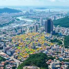 cidades com maior densidade urbana do Brasil