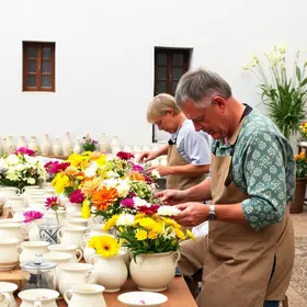 Cerâmica em Flor